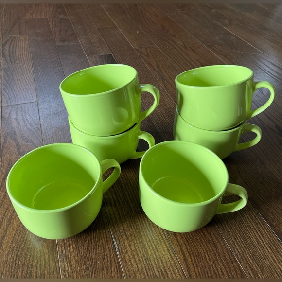 Brand New Lime Green Big Mugs/Bowls - Picture 1 of 3